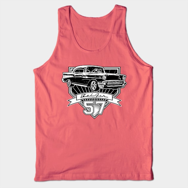 57 Chevy Belair Tank Top by CoolCarVideos